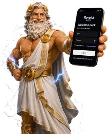 Ekran logowania do konta Revolut Slots