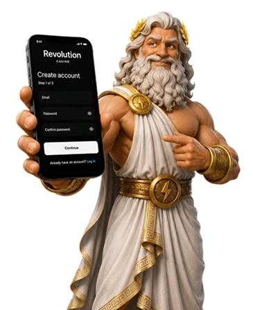 Formularz rejestracji konta w kasynie Revolut Slots